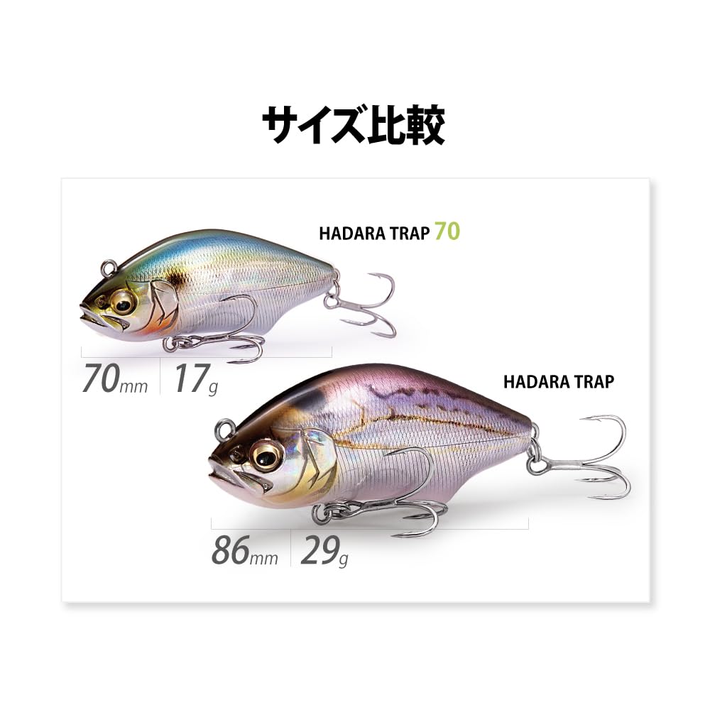 Amazon.co.jp: メガバス(Megabass) HADARA TRAP 70 FA ヒイラギ
